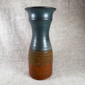 Vintage Signed Tandy Studio Pottery Vase | 1970s Handmade Ceramic Vase
